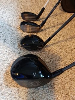 Callaway Driver, 4 wood, 4 and 5 Hybrid