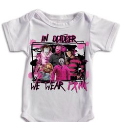 Breast cancer awareness onesie