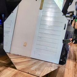 Vintage Octagon Mirror 