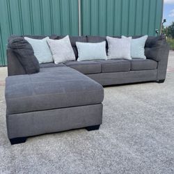 *Free Delivery* Ashley Furniture Gray Sectional Couch Sofa