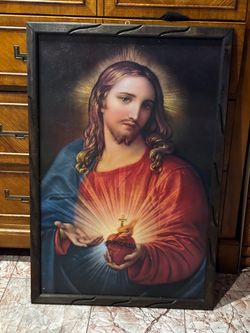 Sacred Heart of Jesus Framed Religious Print