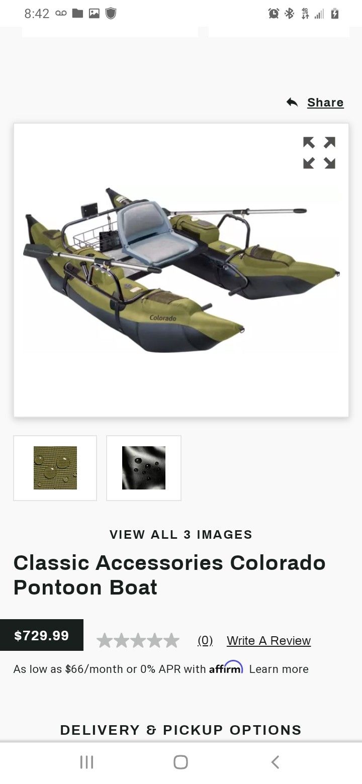 Colorado Pontoon Inflatable Kayak ,or Trade For Jon Boat