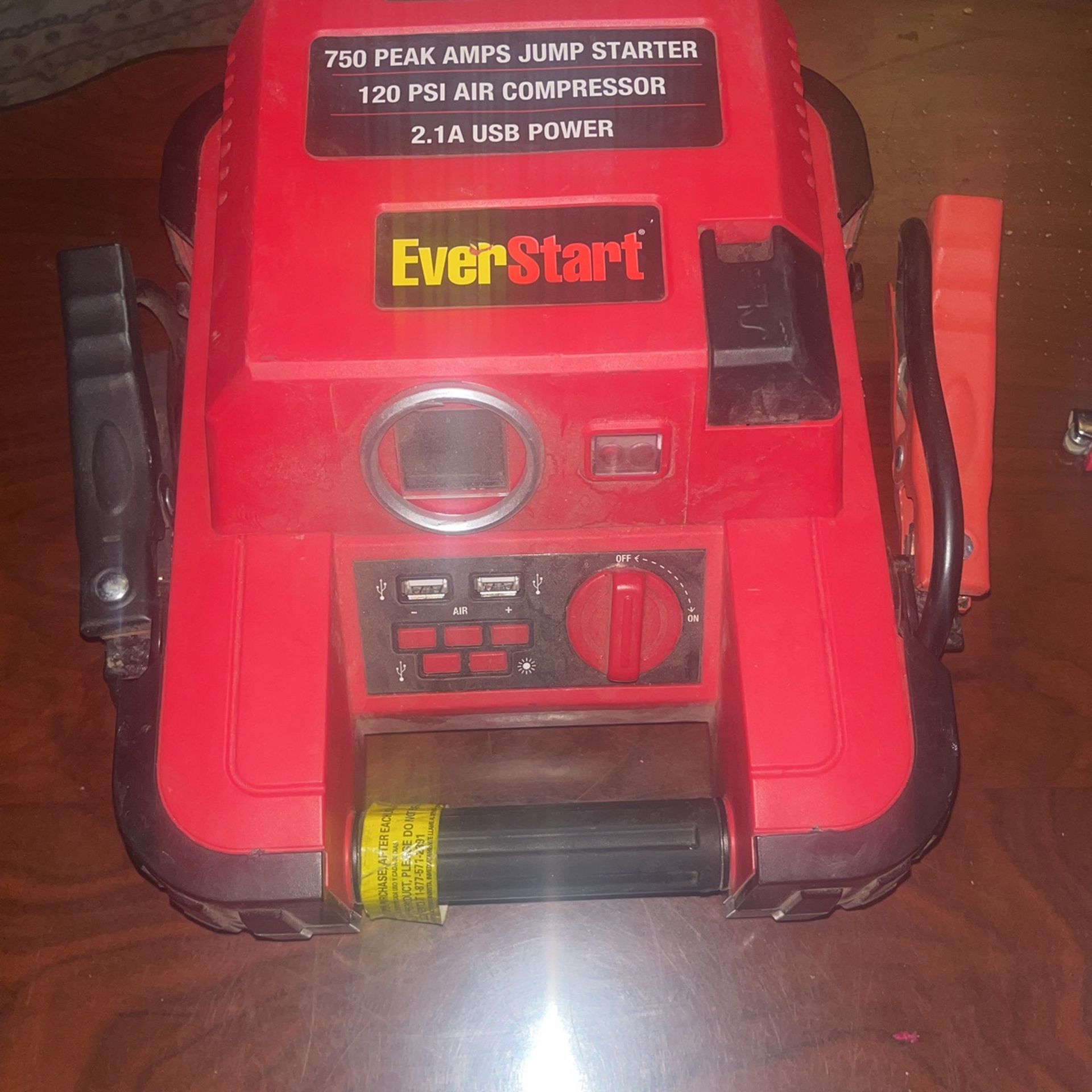 Jump start/air compressor/usb/power outlet
