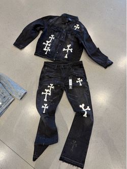 New denim stacked set very good quality