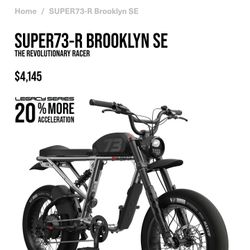 Super 73 -r Brooklyn Se Electric Bike 