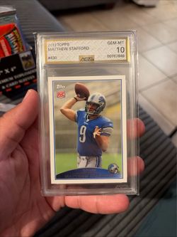 Topps 2012 Topps Matthew Stafford Rookie #430 Graded AGS 10 Detroit Lions NFL