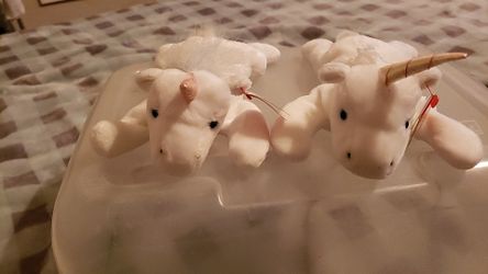 "Mystic" TY Beanie Babies set of 2.