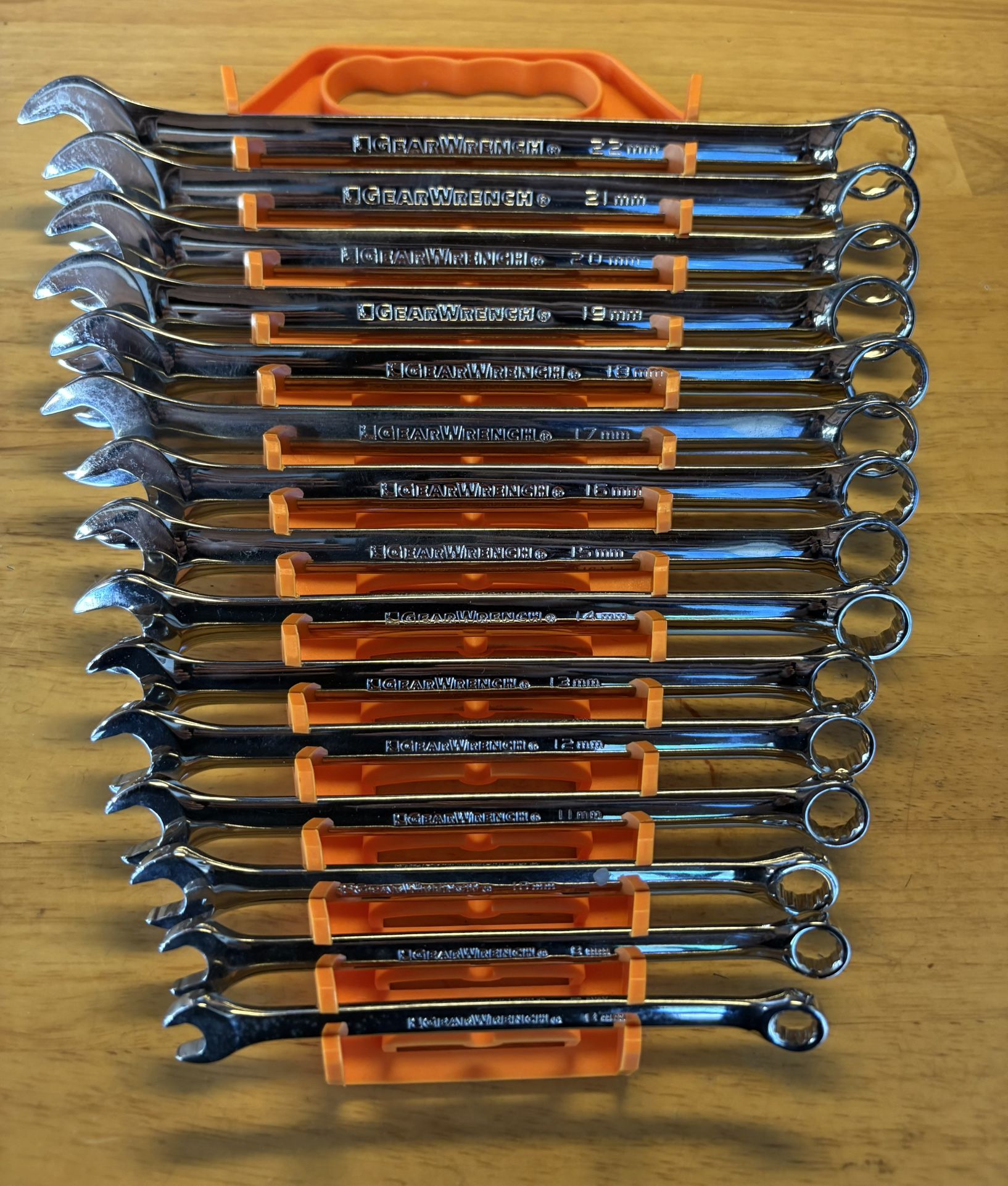 Gear Wrench Metric Combination Wrench Set