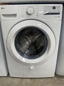 LG 5.0 Cu. Ft. White Front Load Washer