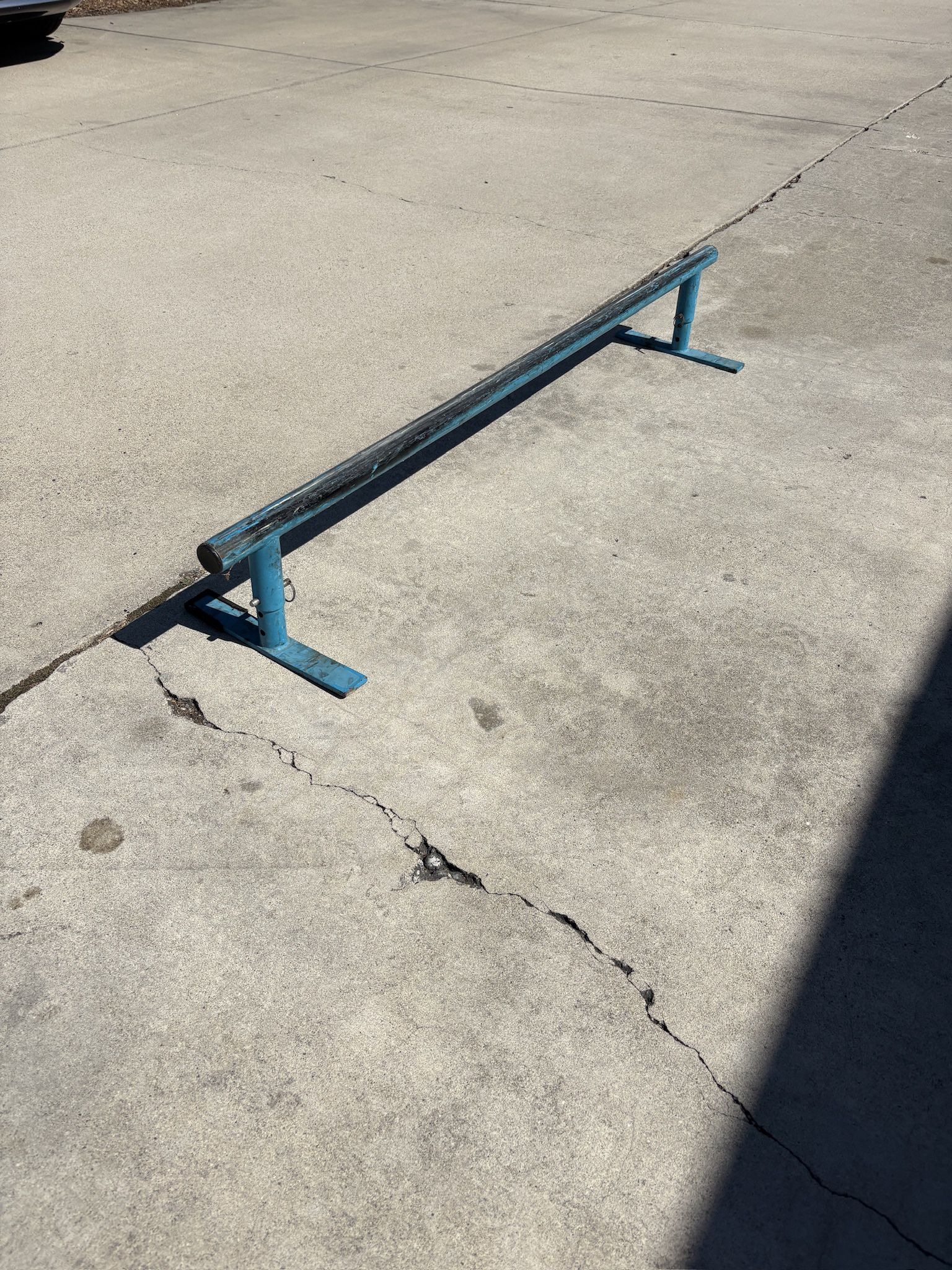 Round Skateboarding Rail