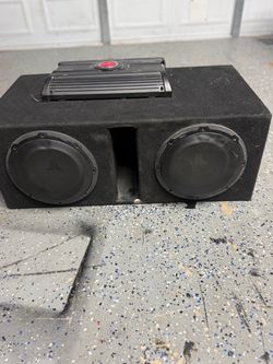 JL Audio 10" w1 and Amp 10w1