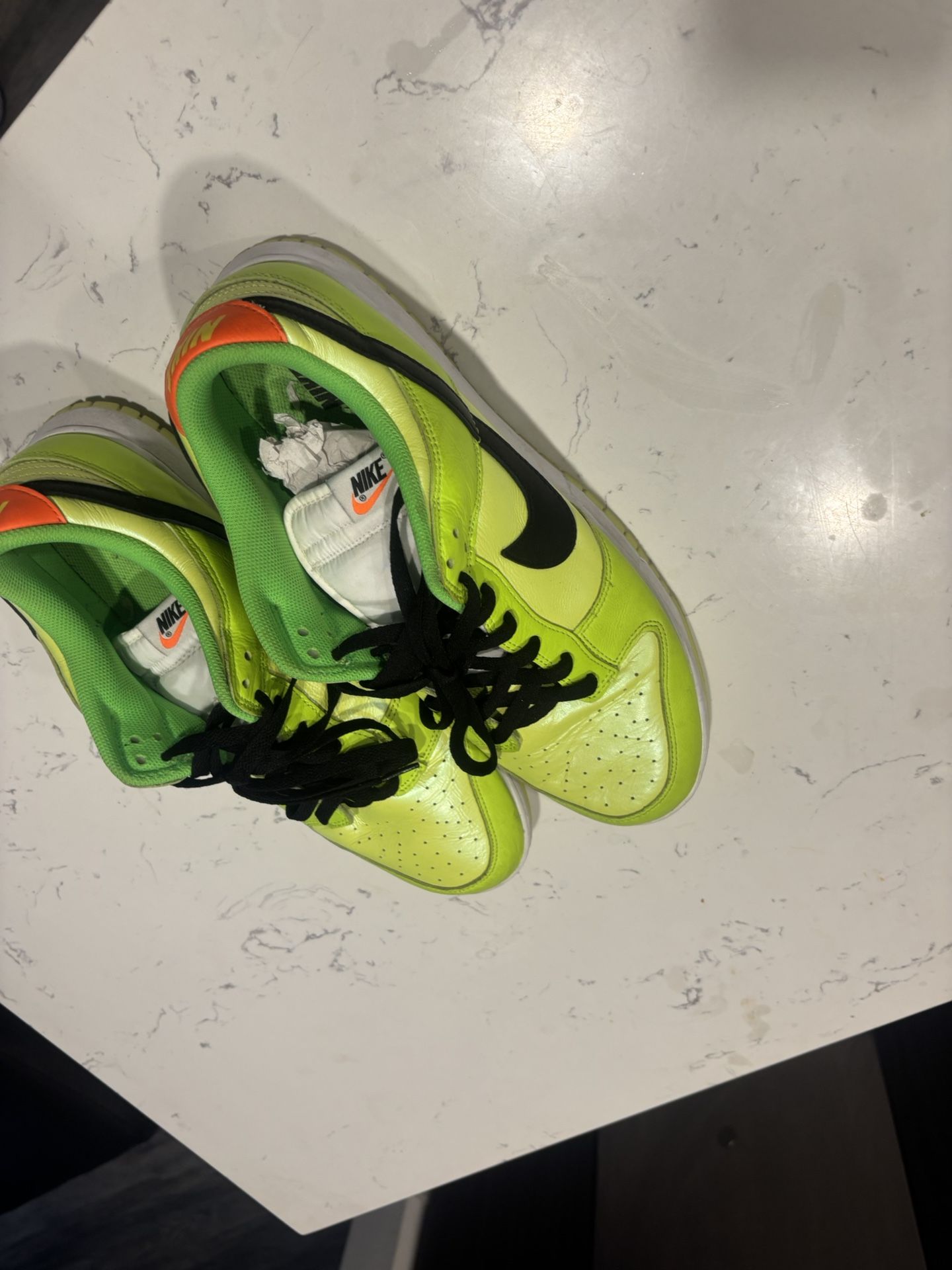 Nike Dunks Neon Green size 15