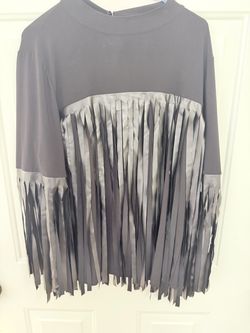 Black Fringe Top