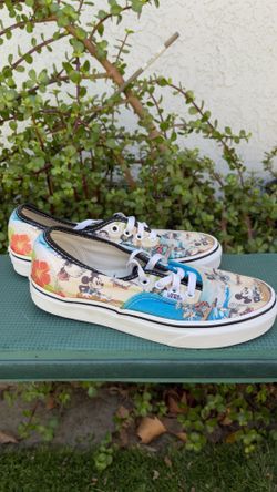 Vans Disney Mickey Minnie Aloha Hawaii Canvas Sneakers Size 6.5 Women’s Size 5 Men