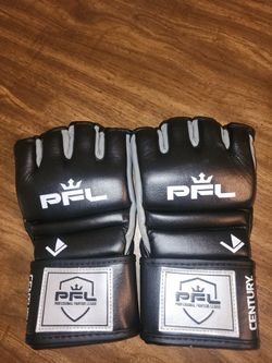 PFL MMA Competition Gloves Size 2XL And PFL Red Hat