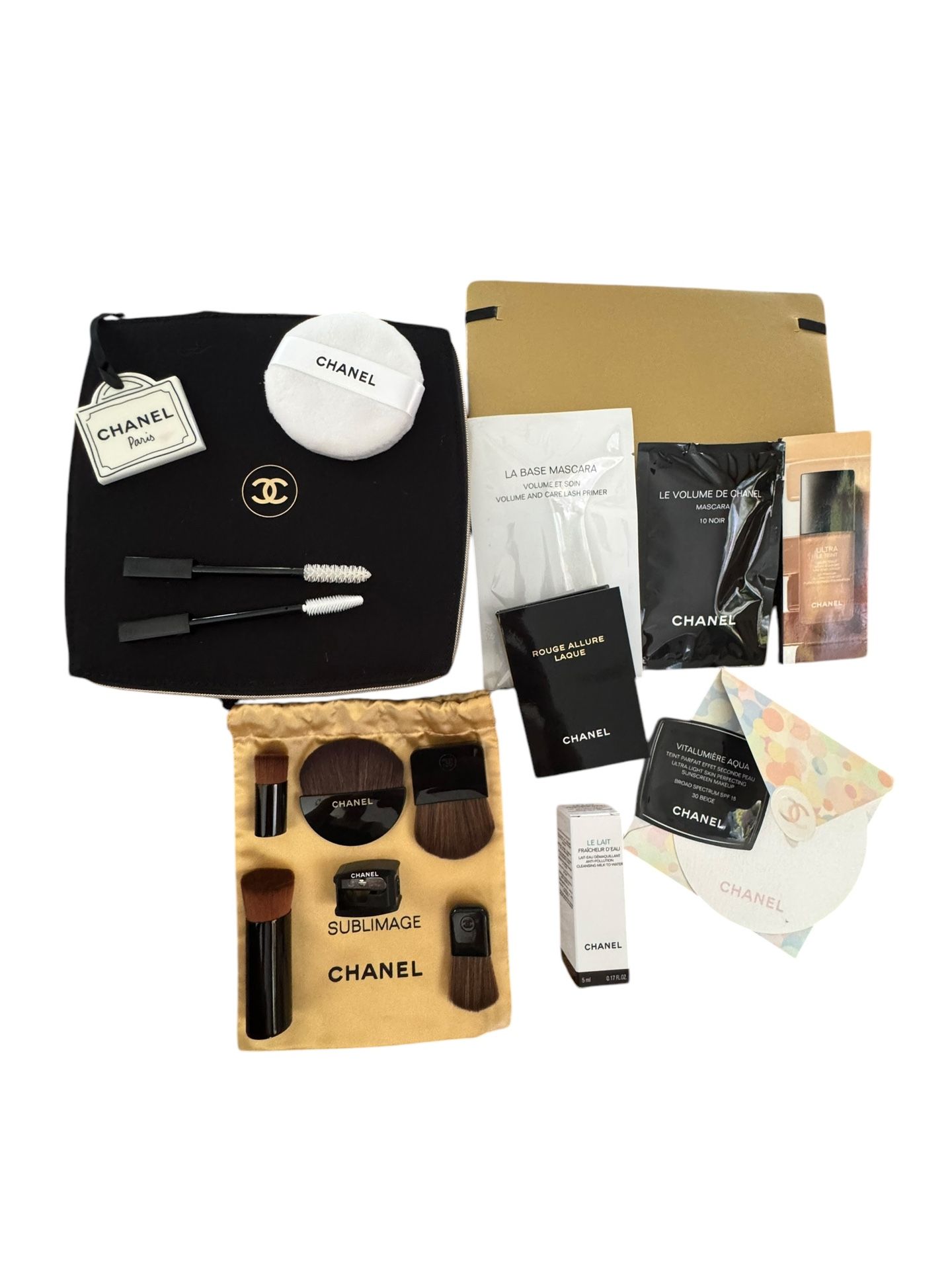 Dior Sublimage Pouch With Samples And Brush