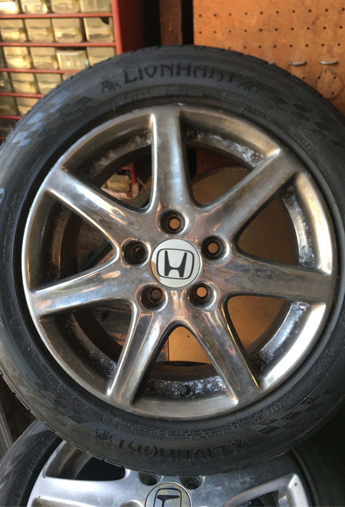 Honda Accord 5 lug 4 tires