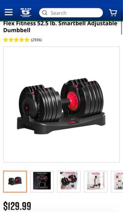 Flex Fitness 52.5 lb Adjustable Dumbbell