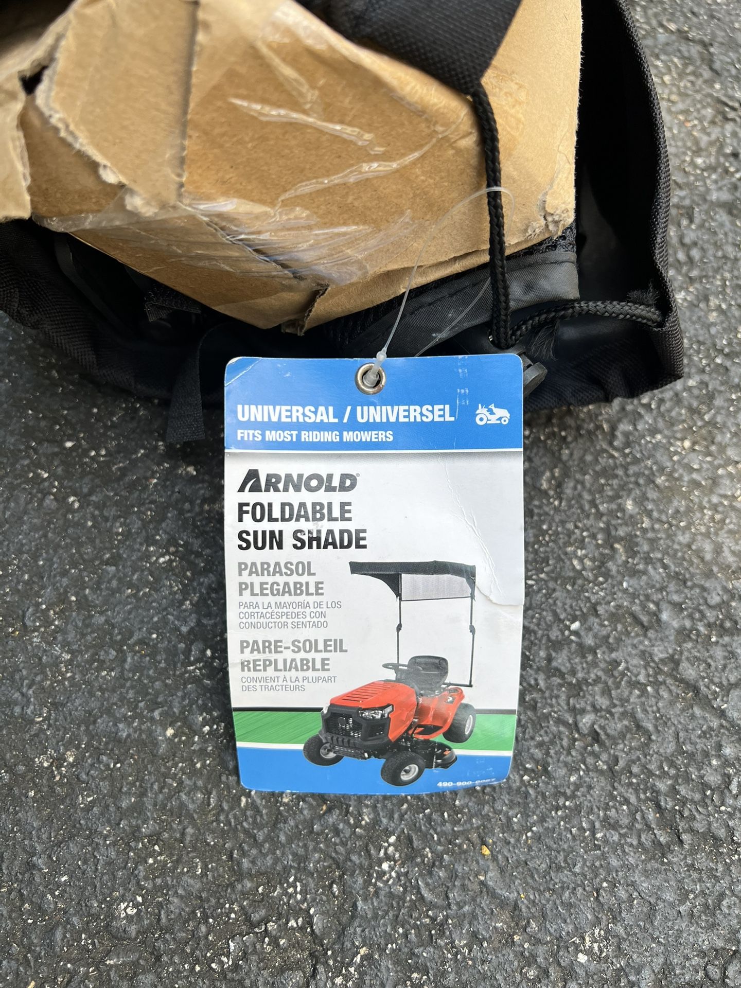 BRAND NEW 🔥 Arnold Foldable Universal Sun-Shade Canopy for Riding Lawn Mowers