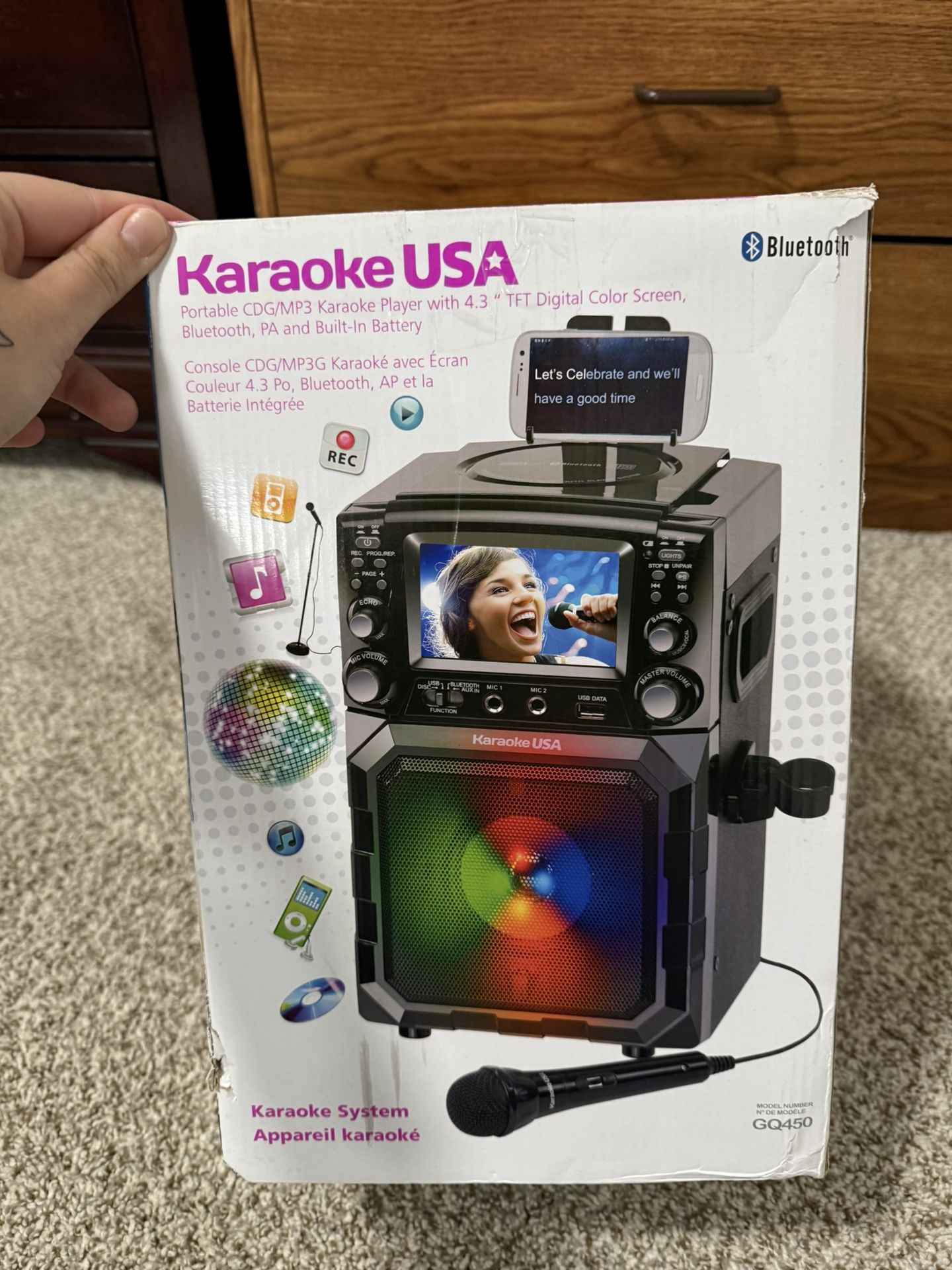 karaoke machine