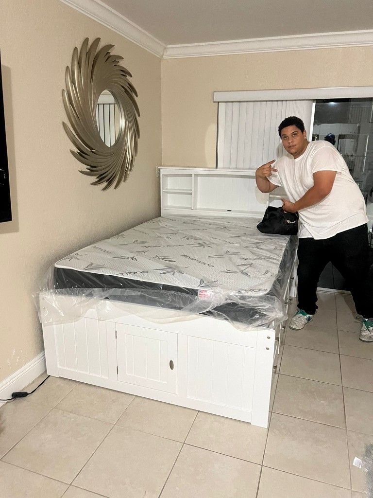 Cama Full Size+ Colchon