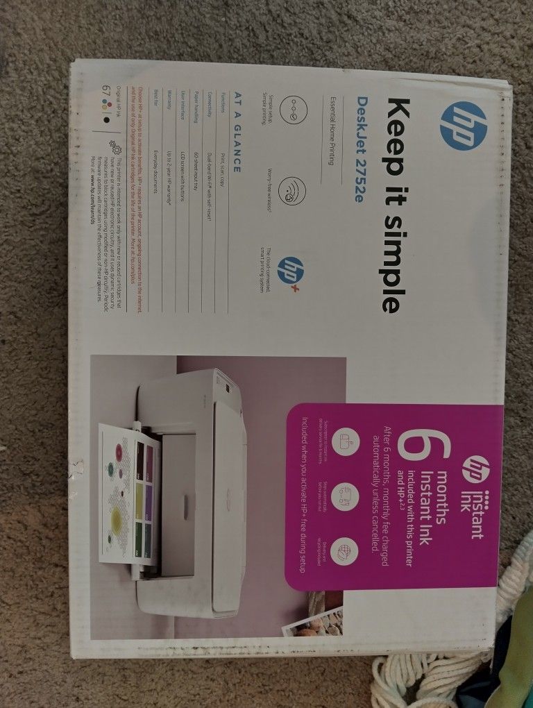 HP Deskjet 2752e Printer 