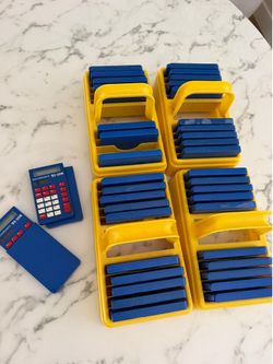 40 Texas Instruments with carrying cases
