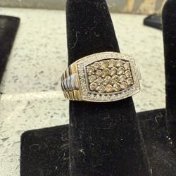 10KT Rolex Ring W/ Natural Treated Diamonds 40232-3