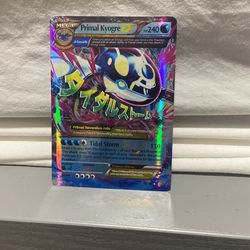 Mega Shiny Primal Kyogre Ex Pokémon Card