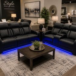 🔥 Power Reclining Sofa & Loveseat – $1899 🔥
