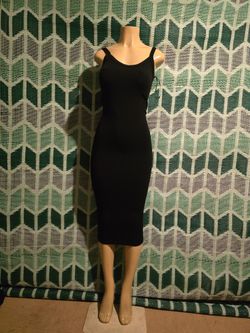 New Black Dress F21 Size Small Stretch 