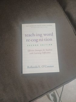 Textbook Teaching Word Recognition 2nd Ed. Conner