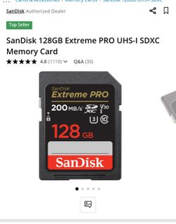 San Disk 128GB Extreme Pro