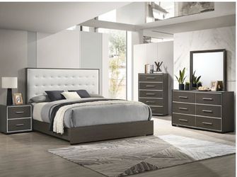 Bedroom Set 5pc Queen Sharpe 🤓✅😘😎🤪🥰