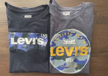 Like New Kids T Shirts Levis, Size 12Y $10 for both