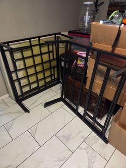 2 twin beds and frames