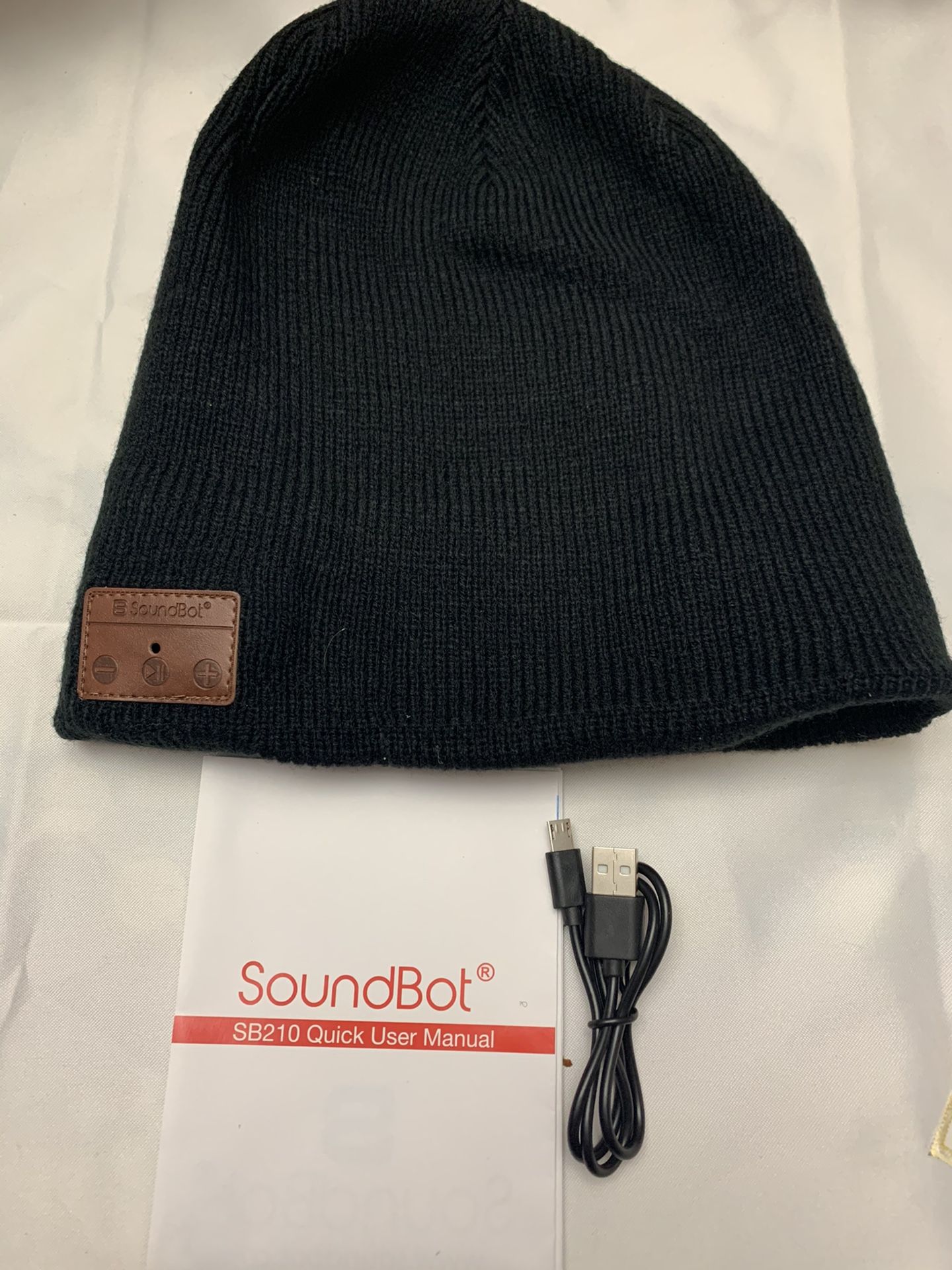 SoundBot¨ SB210 HD Stereo Bluetooth 4.1 Wireless Smart Beanie Headset Musical Knit Headphone Speaker Hat Speakerphone Cap,Built-in Mic