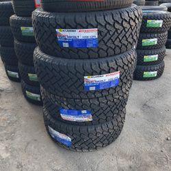 35/12.50/20 All Terrain Tires Installed And Balanced 