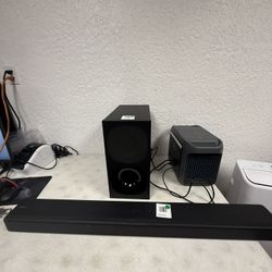 SONY SOUNDBAR AND SUBWOOFER SA-G700