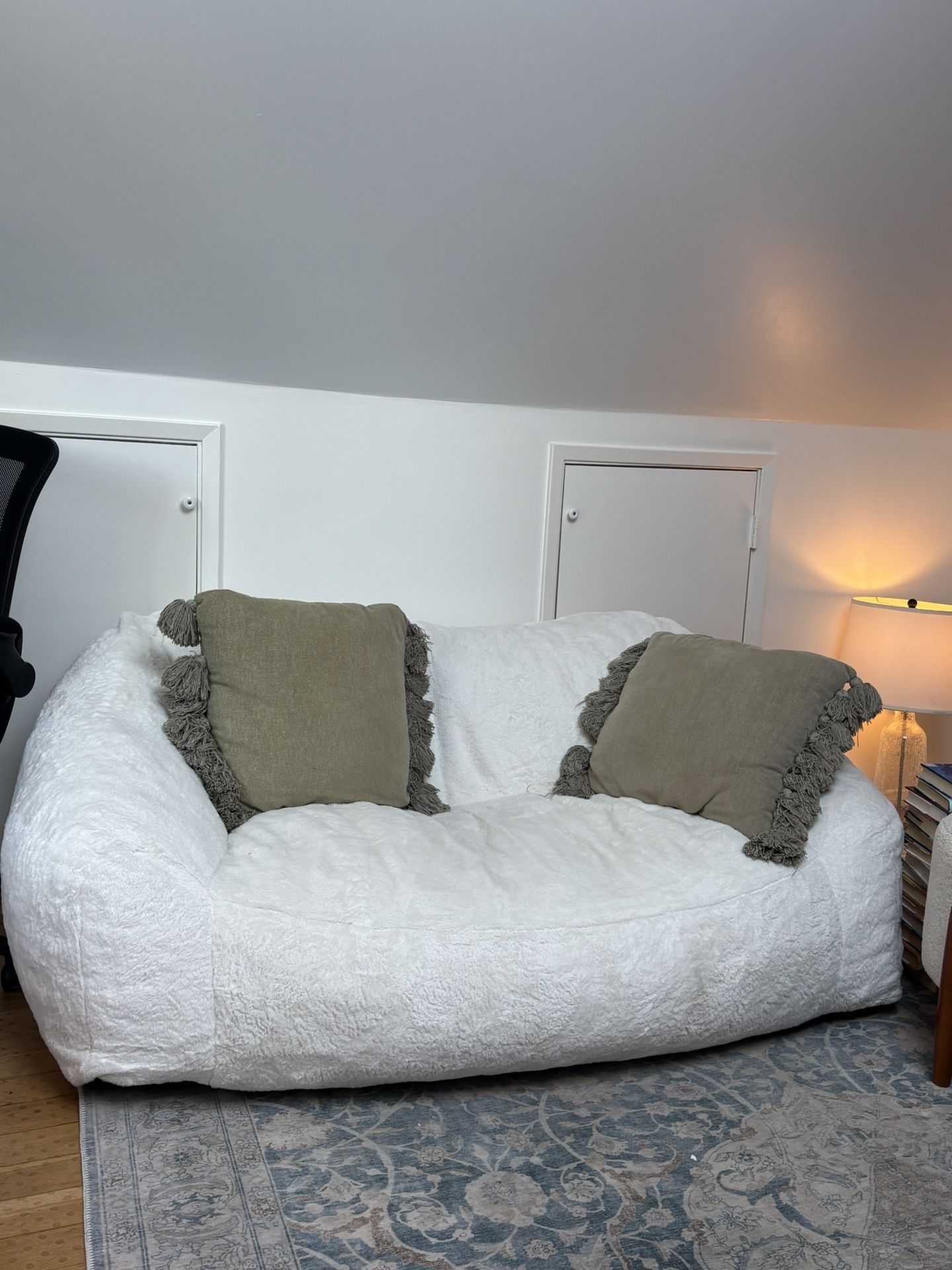 White Bean Bag Couch