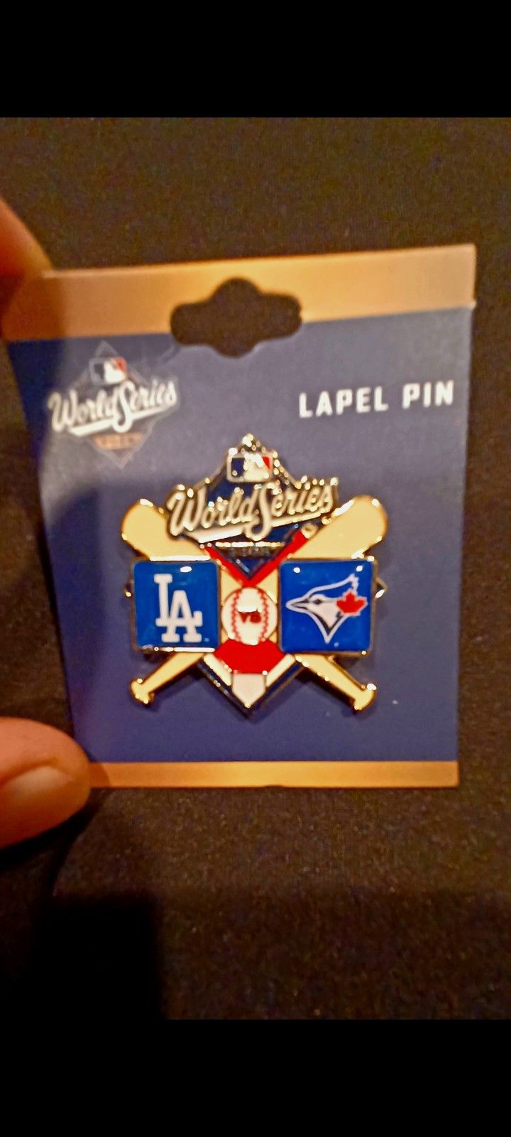 2025 World Series Dodgers Dual Pin Patches