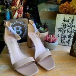 GENSHUO Women's Chunky Block Heels 