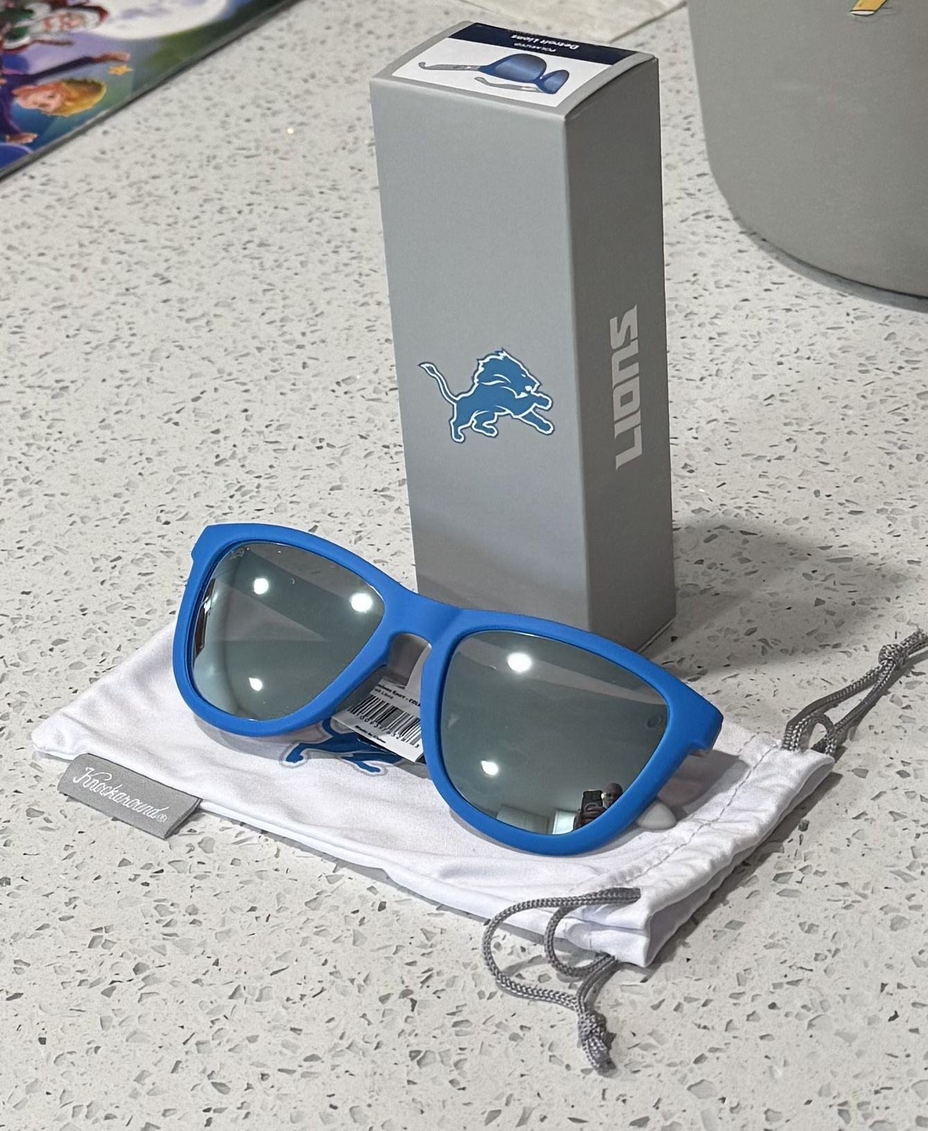 Detroit Lions Knockaround Sunglasses Brand New