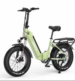 ESKUTE Star Folding Electric Bike, 960Wh LG Battery Cells, Up to 80 Miles Range, 500W(750W Peak) Powerful Motor, Hydraulic Brakes and 7-Speed, 20"x4.0
