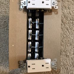Leviton Receptacles , Switches And Cover Plates  READ ENTIRE DESCRIPTION !!!!!!!