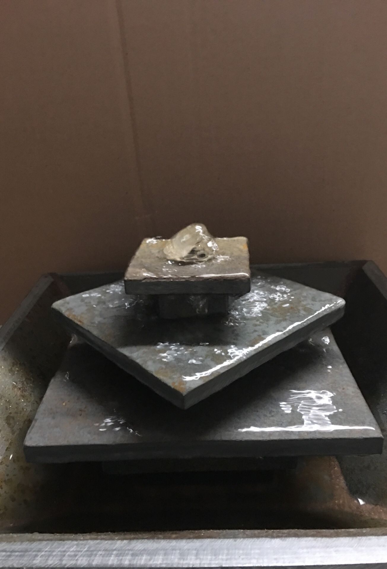 Slate water fountain