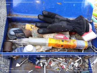 Tool box with random stuff