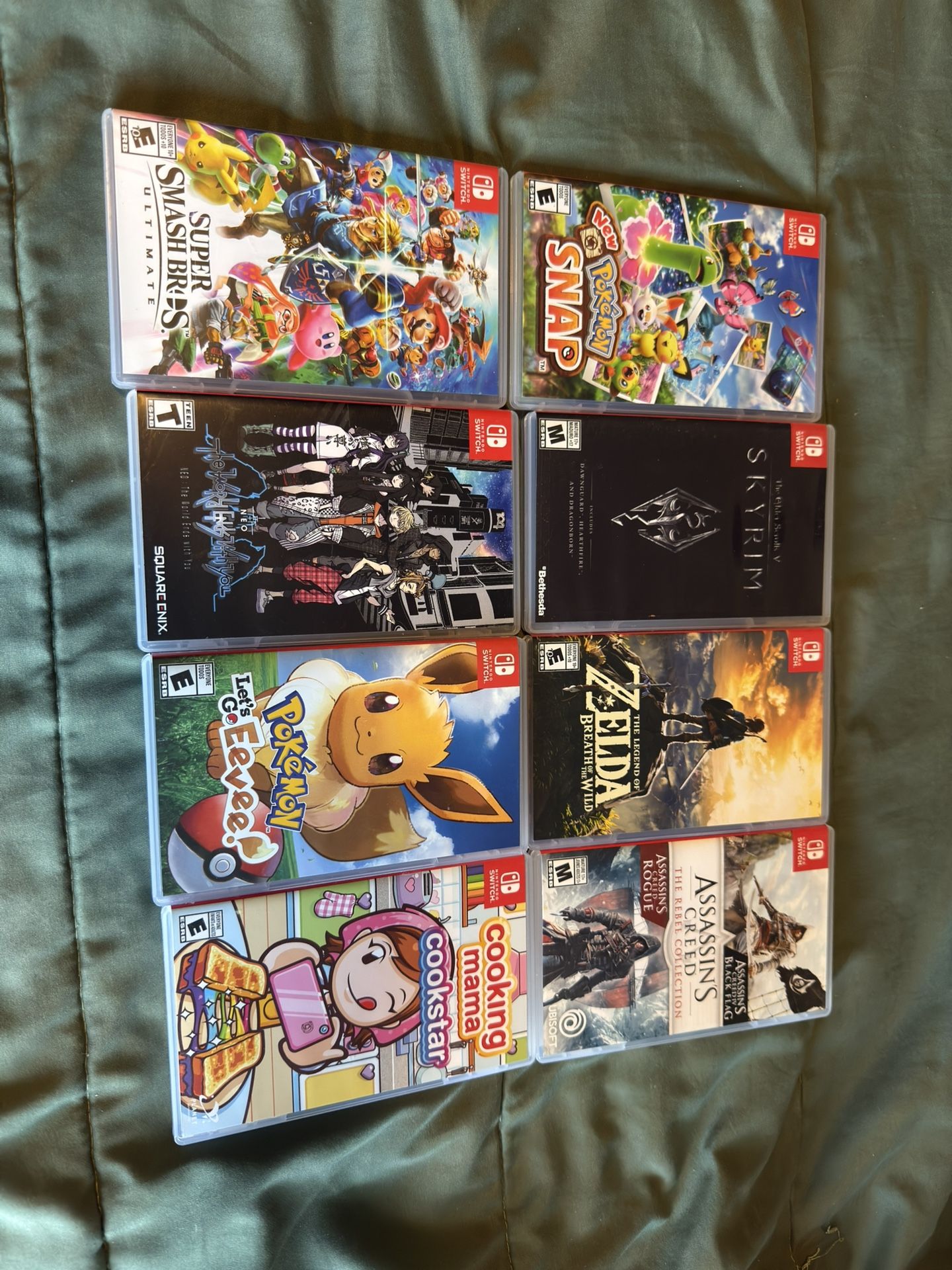 Switch V2 W/ Case And Games