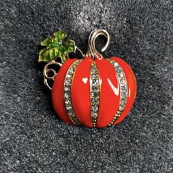Pumpkin Brooch