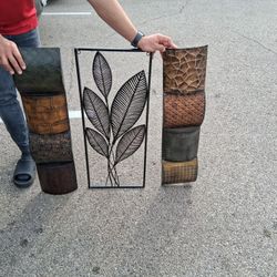 Metal Plant Wall Decor